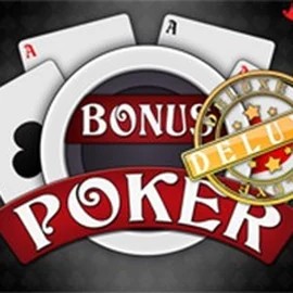 Bonus Poker Deluxe - 3 Hands online game logo by RTG (Reel Time Gaming) on casino-jokery.net