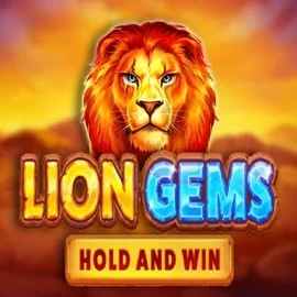 Lion Gems Hold and Win logo by Playson at Jokery Casino