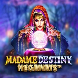 Madame Destiny Megaways logo by Pragmatic Play Jokery Casino